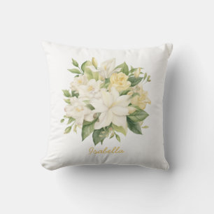 Hübsche Gardenias Lilies Floral Kissen