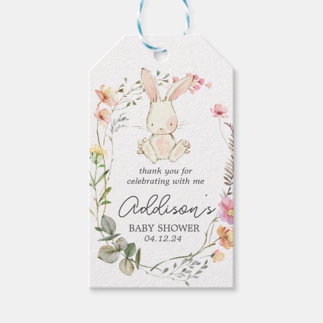 Hübsche Gefälligkeitsmarke, sonniges Geschenkschil Geschenkanhänger (Vorderseite)