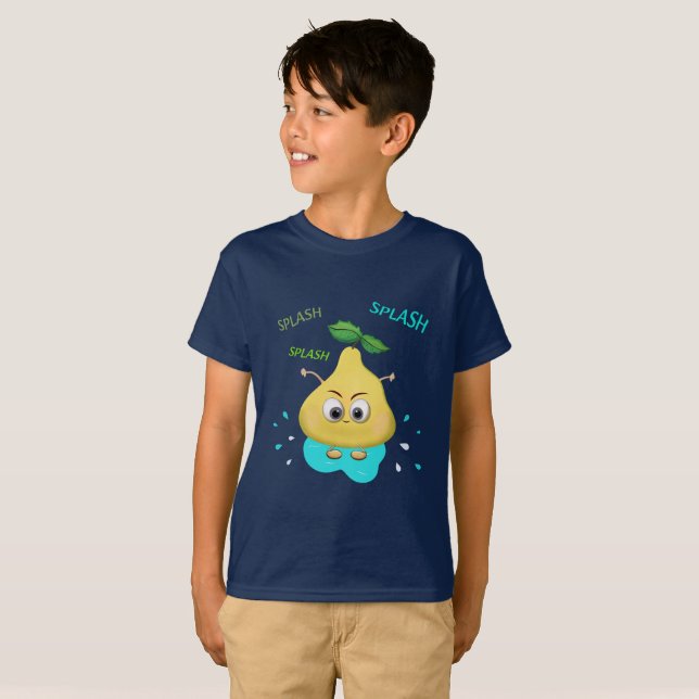 Hübsche Gelbbirne T-Shirt (Vorne ganz)