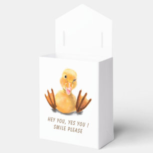 Hübsche Geschenkboxen mit Happy Yellow Duck - Läch Geschenkschachtel