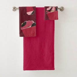 Hübsche Geschenke Sammlung Badetuch Set