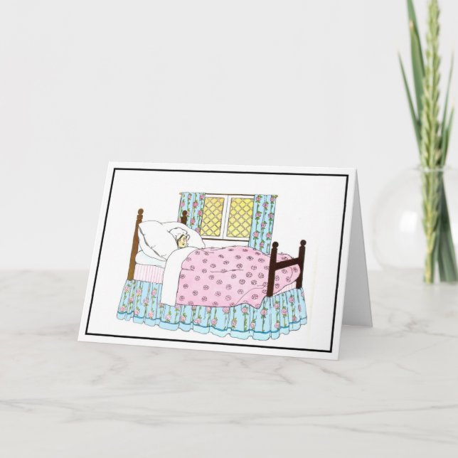 Hübsche Get Well-Card Karte (Vorderseite)