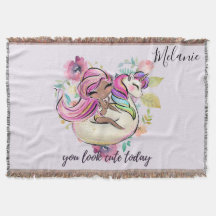 Hübsche Girly IHR SEHEN NIEDLICHEN HEUTE Einhorn R