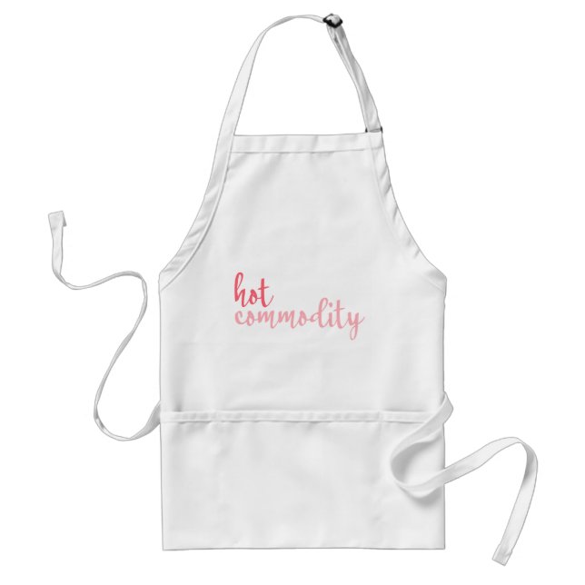 Hübsche Girly-Skripte für heiße Ware Schürze (Vorne)