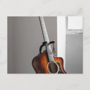 Hübsche Gitarre Postkarte