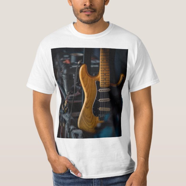 Hübsche Gitarre T-Shirt (Vorderseite)