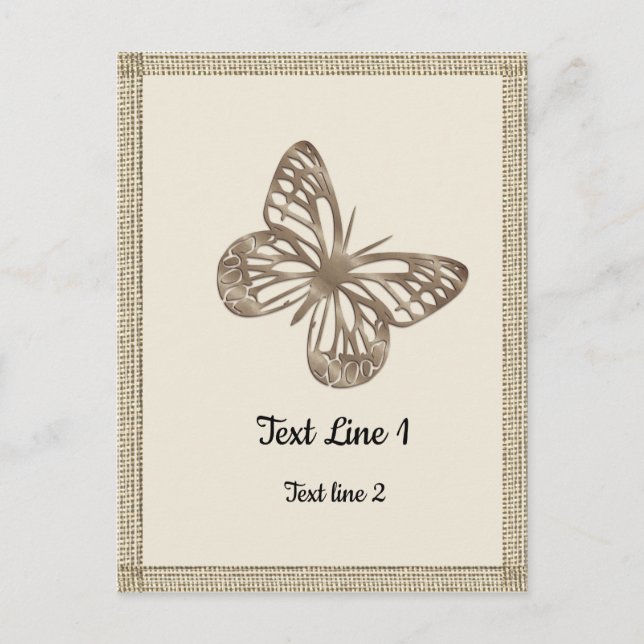 Hübsche Goldbarren Vielen Dank Party Baby Postkarte (Vorderseite)