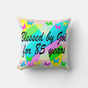 HÜBSCHE GOTT'S SEGINGS 85. GEBURTSTAG PILLOW KISSEN