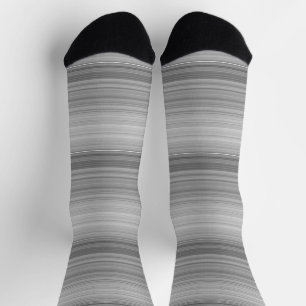 Hübsche graue Streifen Socken