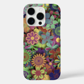 Hübsche Groovy Blumen Garten Vintage iPhone 16 Pro Hülle