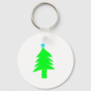 HÜBSCHE grüne Weihnachtsbaum-Schlüsselanhänger Schlüsselanhänger
