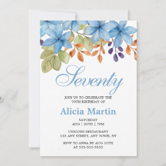 Hübsche Grünpflanzen jeden Geburtstag Einladung