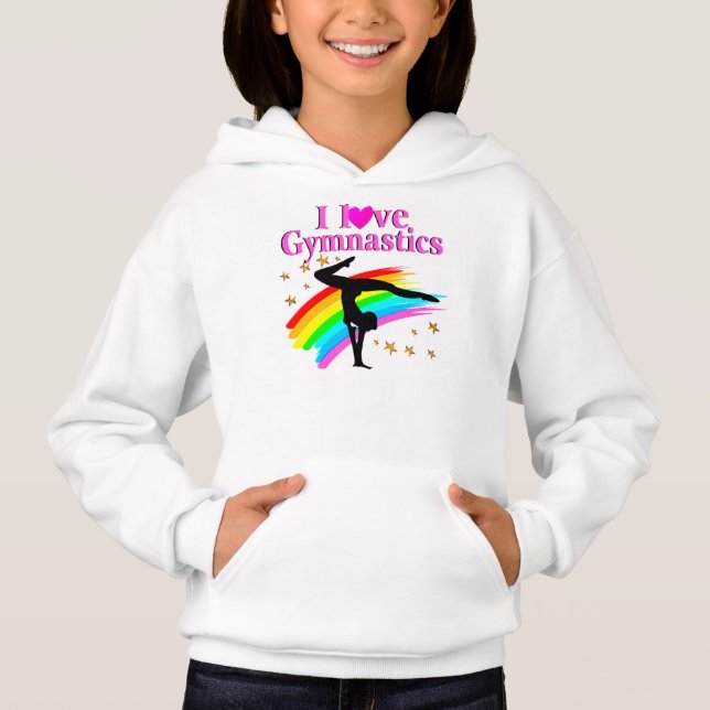 HÜBSCHE GYMNASTIK-CHAMPION HOODIE (Vorderseite)