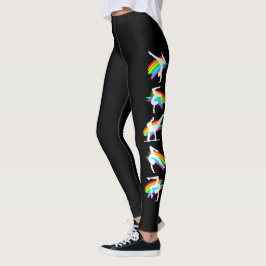HÜBSCHE GYMNASTIK RAINBOUR LEGGINGS