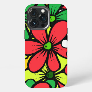 Hübsche Helle Gruppierung von Sommerferien-Blume iPhone 13 Pro Hülle