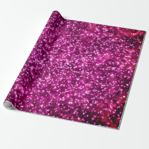 Hübsche, hellrosa Imitate Glitzer Design Geschenkpapier