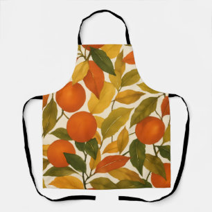 Hübsche Herbst-Herbstlaube Orange Tree Schürze