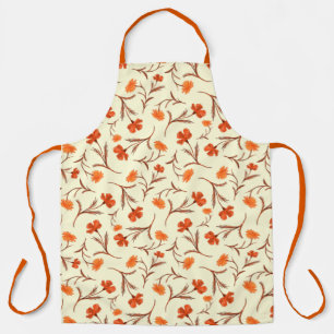 Hübsche Herbst-Liberty-Blumen, süß und feminin flo Schürze