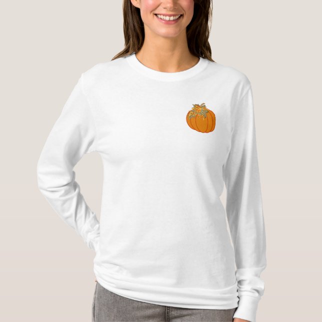 Hübsche Herbstsaison Pumpkin Design 3 T - Shirt (Vorderseite)