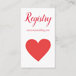 Hübsche Herzenssammelstelle Begleitkarte