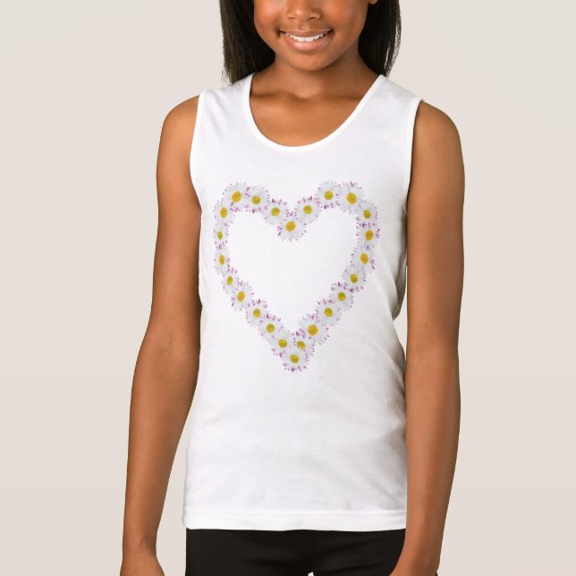 Hübsche Herzkranzkette T-Shirt (Vorderseite)