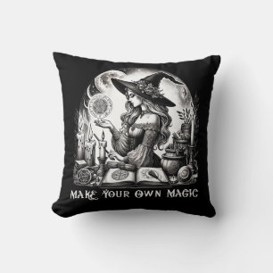Hübsche Hexenapotheke macht Ihre eigene Magie Kissen