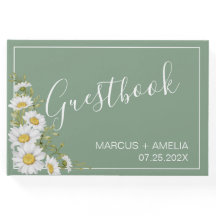 Hübsche Hochzeit von Basil Green & White Daisies