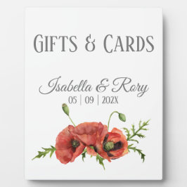 Hübsche Hochzeitsgeschenke für Rote Popper Fotoplatte