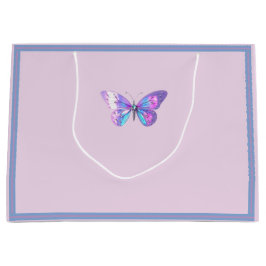 Hübsche Holographic Butterfly-Geschenktasche Große Geschenktüte