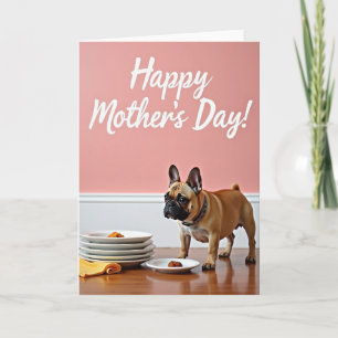 Hübsche Hundemutter-Tag-Geschenkkarte Karte