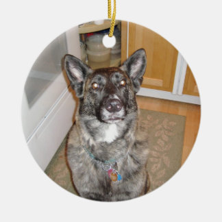 Hübsche Hundeverzierung Keramikornament