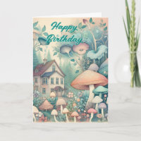 Hübsche Hütte Whimsical Village Geburtstag
