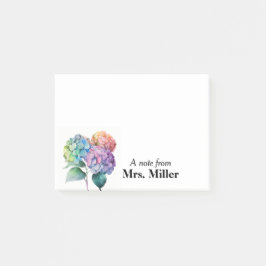 Hübsche Hydrangeas-Personalisierte Post-it-Hinweis Post-it Klebezettel