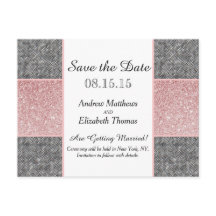 Hübsche Imitate Rosa Glitzer und graue Stoffe