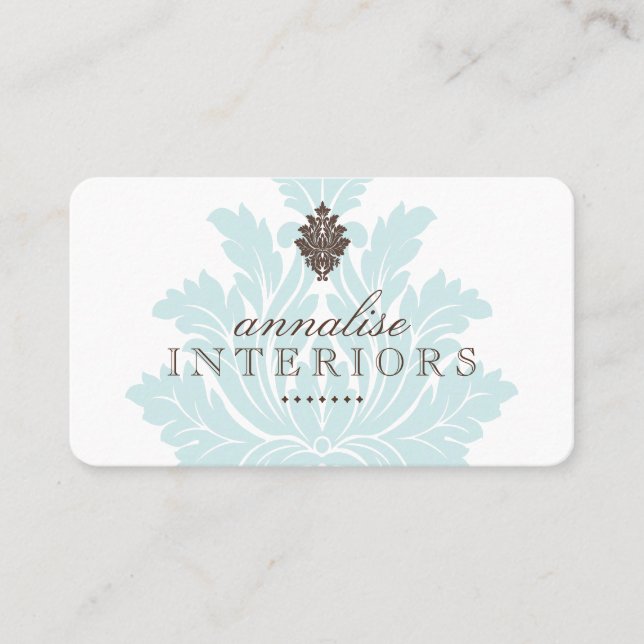 Hübsche Innenarchitekt-Geschäfts-Karten Visitenkarte (Vorderseite)