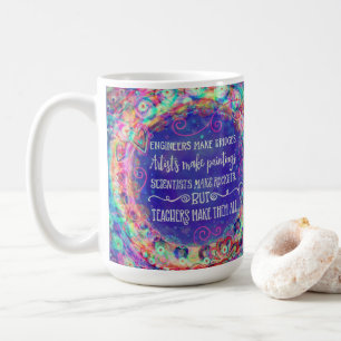 Hübsche Inspirationsquelle für Teacher-Zitat-Inspi Kaffeetasse