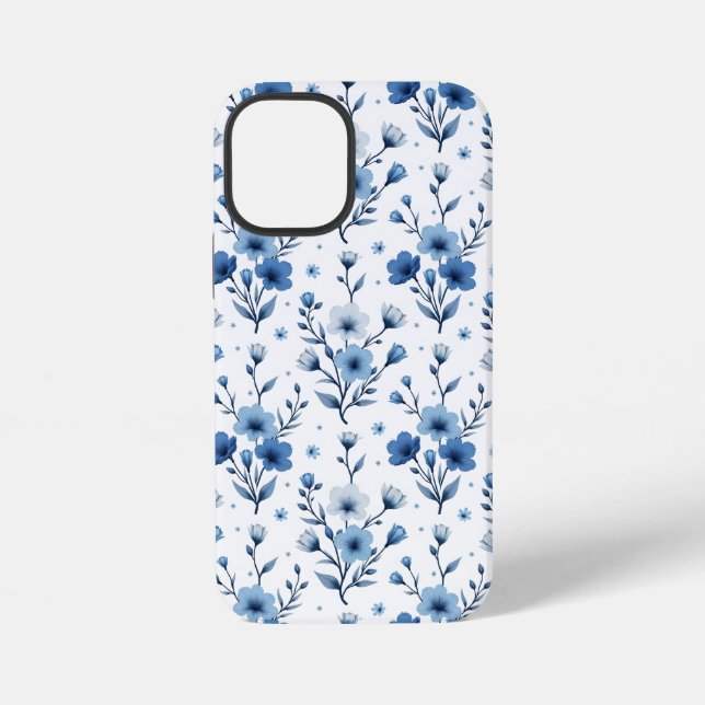 Hübsche iPhone-Hülle mit Blumenmuster iPhone Hülle (Rückseite)