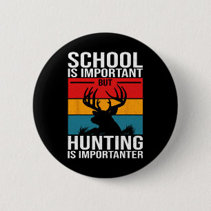 Hübsche Jagdkunst für Männer Jungen Kinder Jäger H Button