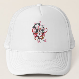 Hübsche japanische Maske Truckerkappe