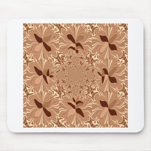 Hübsche Kaffeefarben Mousepad (Vorne)