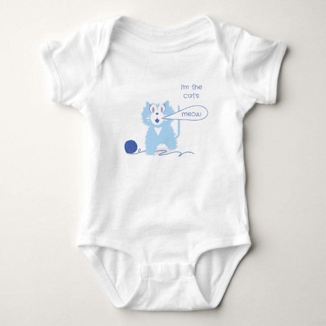 Hübsche Katze Baby Strampler (Vorderseite)