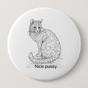 HÜBSCHE KATZE BUTTON