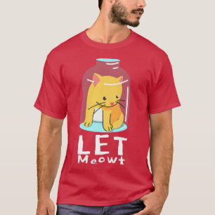 Hübsche Katze in einer Flasche Albernes Niedliches T-Shirt