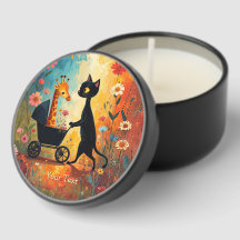 Hübsche Katzen-Giraffen-Mini-Kerzen-Geschenke