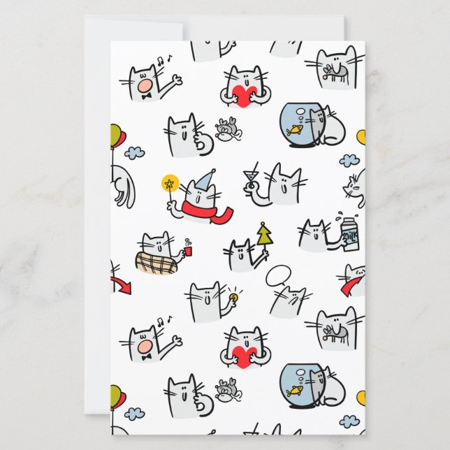 Hübsche Katzen, Milch und Magie. (Vorderseite)