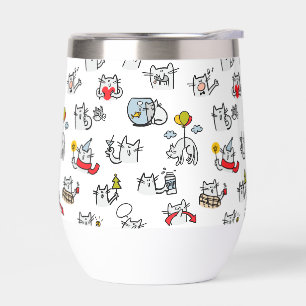 Hübsche Katzen, Milch und Magie.