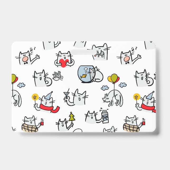 Hübsche Katzen, Milch und Magie. Ausweis (Vorderseite)