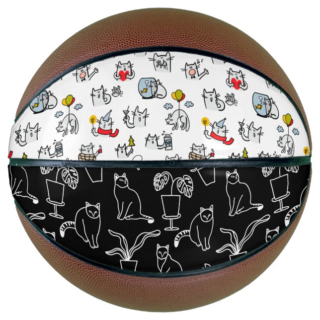 Hübsche Katzen, Milch und Magie. Basketball (Vorderseite)