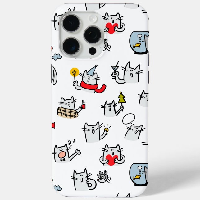 Hübsche Katzen, Milch und Magie. Case-Mate iPhone Hülle (Rückseite)