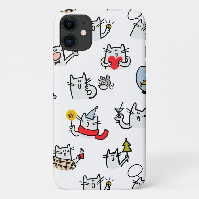 Hübsche Katzen, Milch und Magie. Case-Mate iPhone Hülle (Rückseite)